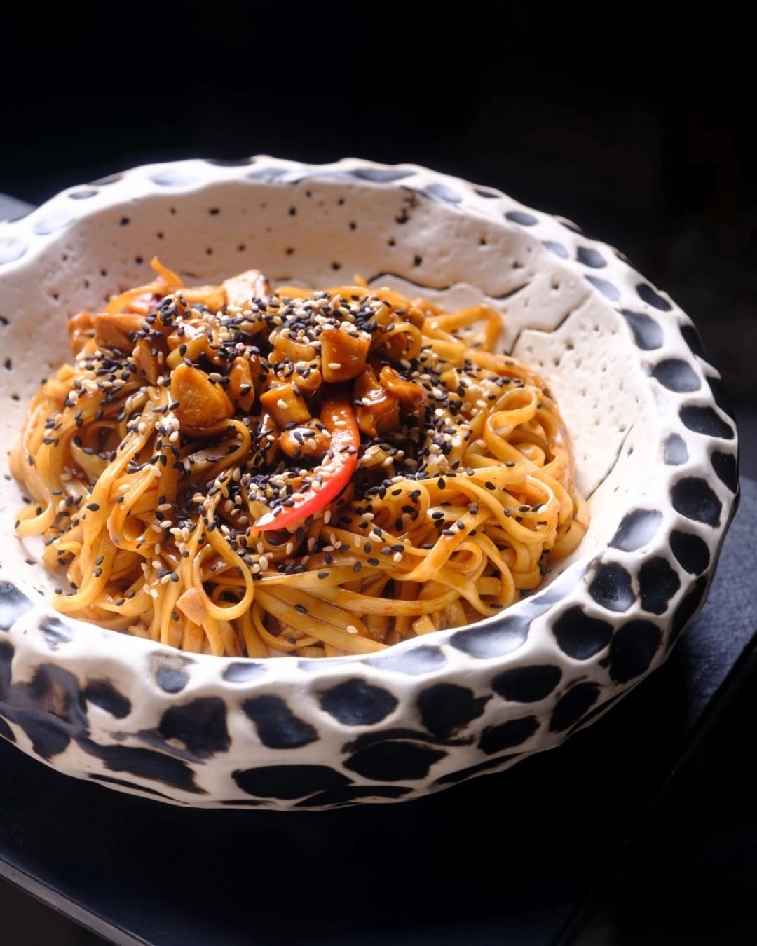Yakisoba con sésamo