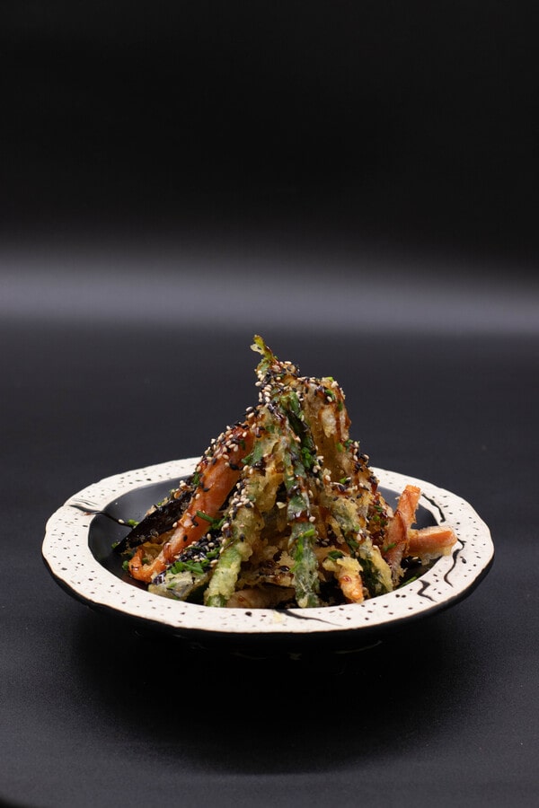 Verduras en tempura